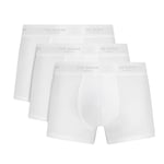 Ted Baker Mens 3-pack Cotton Underwear Trunks, White/White/White1, M UK