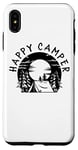 Coque pour iPhone XS Max Tente drôle Camping Randonnée Camper Happy Camp
