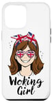 iPhone 14 Pro Max Woking Girl, Woking Women, British Flag UK Case
