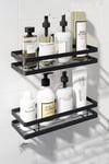 Wall mounted Bathroom Storage Rack Spice Organizer Hanging Shelf Kitchen 35cm