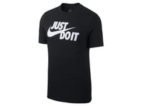 Nike Herr Tee Just Do It Swoosh T-Shirt Svart R. 2Xl (Ar5006 011)