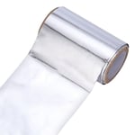 Aluminiumfolie för hår 9,1*4,3cm, blank silverfärgad frisör
