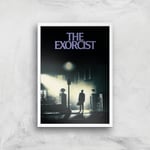 The Exorcist Giclee Art Print - A3 - White Frame