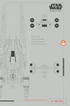 Star Wars Rogue One U-Wing Plans Maxi Poster, multicolour