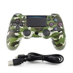 HALASHAO Ps4 Controller, controller for PS4, wireless controller for Playstation 4 controller gamepad joystick,Green Camouflage