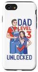iPhone SE (2020) / 7 / 8 DAD Level Unlocked 3 Children Father Dad Cool Father's Day Case