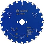 Bosch 2608644016 EXWOH 24 Tooth Top Precision Circular Saw Blade, 0 V, Blue