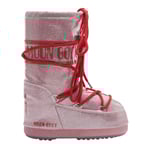 Moon Boot Ikon Glitter Snow Boots Pink | Rosa | 23-26 EU
