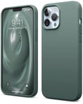 "Soft Silicone Case iPhone 13 mini" Midnight Green