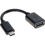 Cordon USB 3.0 Type-C / Type- A - 0,1 m