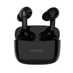 Astrum ET320 True Wireless Earbuds Bluetooth 5.1 Headphones Touch Control, 20 hrs play w/Charging Case, Sweatproof, Smart Siri & Google Assistance Earphones in-Ear Built-in Mic Headset, Black