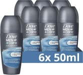 Dove Men+Care Clean Comfort Anti-perspirant Deodorant Roll-On pack of 6 deodora