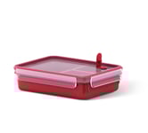Tefal K31024, Lunchlåda, Barn, Röd, Transparent, Tyskland, 361 G, 163 Mm