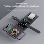 15W 3 IN 1 for Apple Watch Magnetic Foldable Wireless Charger Fast Charging Pad