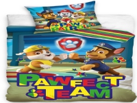 Paw Patrol ''Pawfect Team'' Sängkläder 140x200 cm - 100 procent bomull