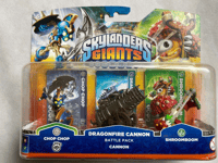 Skylanders Giants Dragonfire Cannon Pack Chop Chop Shroomboom  - Damaged Box