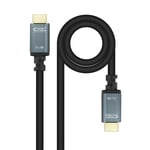NANOCABLE 10.15.8002 – HDMI Cable 2.1 IRIS 8K, 2 m, Black