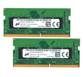Micron 2x 4GB 1RX8 DDR4-2133P PC4-17000 1.2V CL15 SO-DIMM Laptop Memory RAM @8GS
