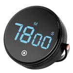 AiQInu Minuteur de Cuisine Numériques, Timer Cuisine Magnétique, Compte à Rebours, Minuteur Aimanté, Minuteur Enfant, Chronometre Cuisine Grand Écran LED, 3 Niveaux de Volume