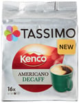 Tassimo T Discs Kenco Americano Decaf (4 Pack, 64 T Discs/pods), 64 Servings