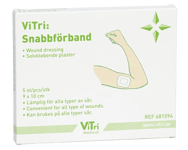 Vitri sterilt snabbförband