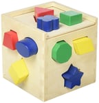Melissa & Doug Wooden Shape Sorting Cube   Wooden Toys  Developmenta (US IMPORT)