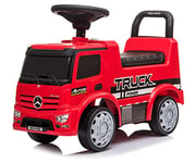 Milly Mally Voiture Mercedes Antos voiturette pour Enfants de 1 à 3 Ans Auto avec Volant interactif Rouge