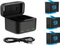Telesin three-channel box charger for GoPro Hero 9 / Hero 10 + 3 batteries (GP-BNC-902)