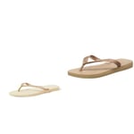 Havaianas 's Slim Flip Flop, Sand Grey Light Golden, 3/4 UK, Women's, Top Tiras, Flip Flop, Rose Gold, 3/4 UK