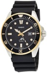Casio Duro Marlin Men's 200M WR Black Dive Watch (MDV106G-1AV) - Gold / Black