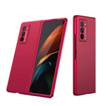 FanTing Case for Samsung Galaxy Z Fold 2, [Ultra-Thin] [Anti-Drop] [Silk Feeling] protective Phone Case PC Hard Cover for Samsung Galaxy Z Fold 2-Red