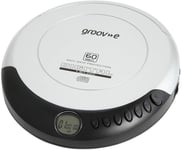 Groov-e GVPS110 Retro Series Personal CD Player with Earphones - Silver