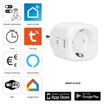 Alecto SMART-PLUG20 Smart Wi-Fi-plugg med energimonitor 16A 3680W