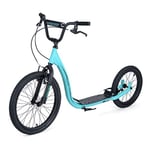 Osprey BMX Scooter | Adult Scooter with Big Wheels, Adjustable Handlebars and Off-Road Calliper Brakes, Blue