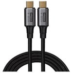 Maplin Pro Braided USB C to USB C V4.0 40Gbps 8K@60Hz Super Speed Cable, 1.2m, for Apple MacBook, iPad Pro, iPad Air, iPhone 15, Samsung Galaxy phones, Microsoft Surface, Google Pixel, Honor and more
