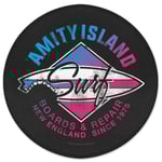 Jaws Amity Island Surf Round Bath Mat