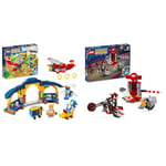 LEGO Sonic the Hedgehog Tails' Workshop and Tornado Plane Set, Buildable Toy Game with Aeroplane Toy & Sonic the Hedgehog Shadow the Hedgehog Escape, Motorbike Toy for Kids, Boys & Girls aged 8 Plus
