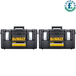 DeWalt 1-70-322 DS300 TOUGHSYSTEM Tool Box Carry Case (Empty) Twin Pack