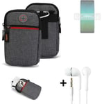 Belt bag + headphones for Sony Xperia 5 IV Phone case