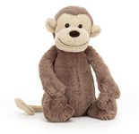 Jellycat Bashful Monkey Medium Brown London I am Soft Plush Gift Collectible Toy