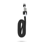 Cable Noodle 1m pour Manette Playstation 4 PS4 USB / Micro USB 1m Noodle Universel Universel (NOIR) - Neuf