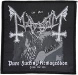 Mayhem - Pure Fucking Armageddon (9,7 X 9,9 Cm) Patch/Jakkemerke
