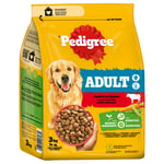 Pedigree Adult Beef & Vegetables - 3 kg