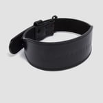 Myprotein Premium Leather Lifting Belt - Black - Large (32-40 Inch)