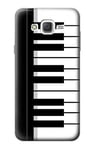 Black and White Piano Keyboard Case Cover For Samsung Galaxy J7