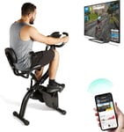 VRAi Fitness Smart Exercise Bike SXB-350Pro Folding Indoor Cycling Fitness... 