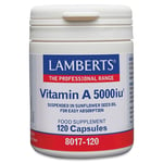 Lamberts Vitamin A 5000iu capsules (120)  BBE 02/2025
