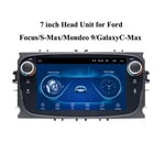 7 Pouces Système de Navigation GPS - pour Ford Universal avec WiFi Car Stereo Radio Lecteur Bluetooth Android USB Double Din Système de Navigation