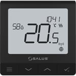 Salus SQ610BRF trådlös rumstermostat, svart