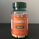 H&B High Strength Vitamin C 1000mg 60 Tablet Vegan Food Supplement Immunity